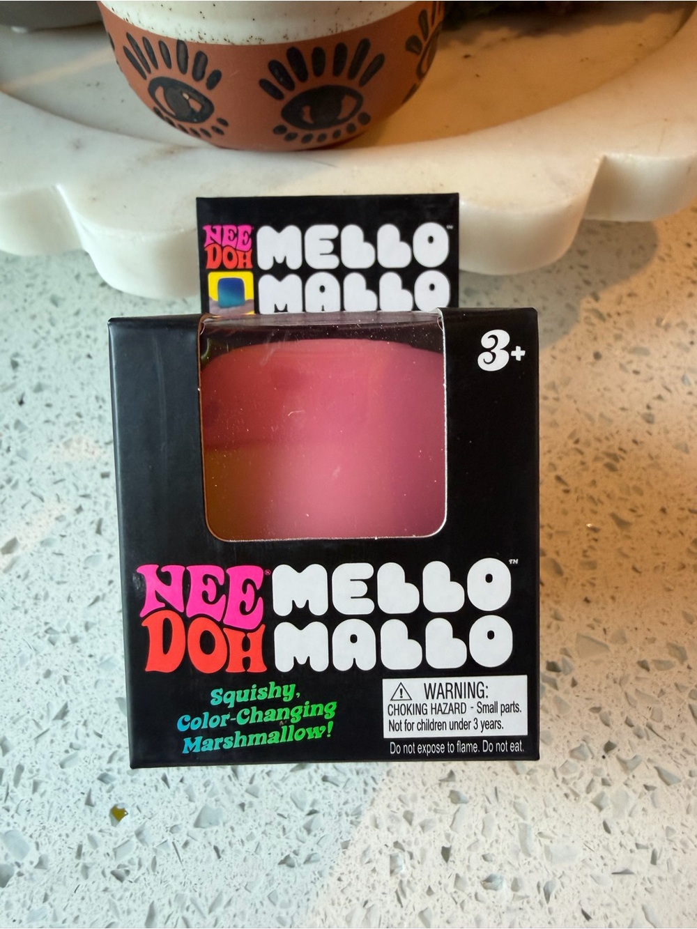 🔥 Nee Doh Mello Mallo Color-Changing Marshmallow - Pink Sold out Rare 🔥